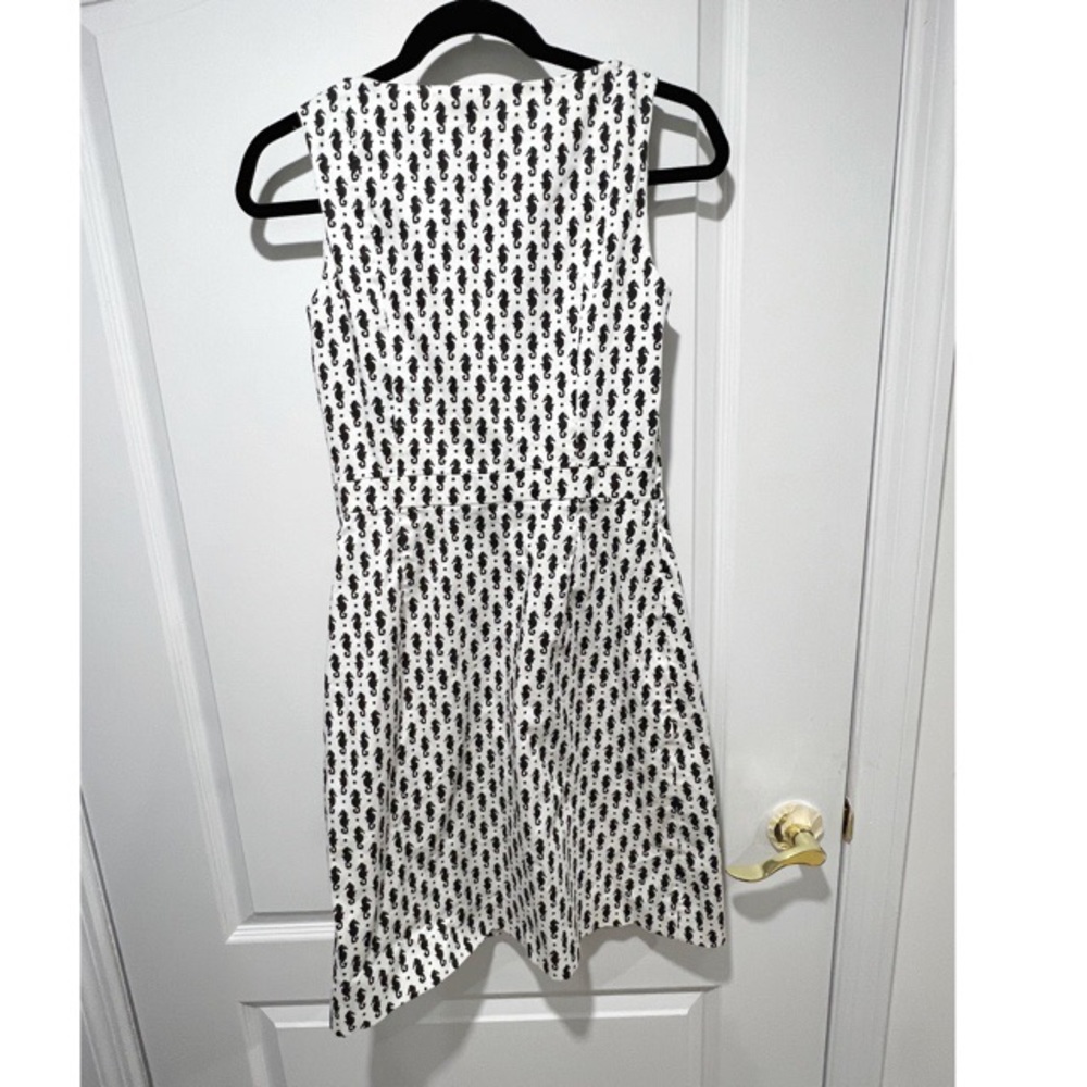EUC Brooks Brothers Seahorse-Print Stretch Cotton Sateen Sheath Dress si… - Picture 6 of 6